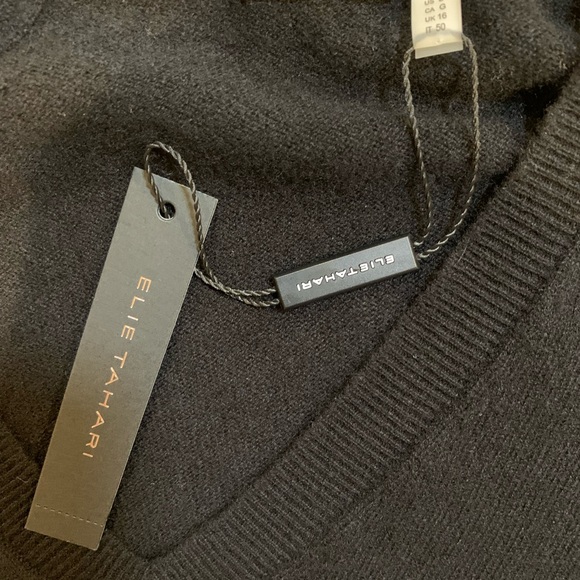 NWT Eli’s Tahari 100% Cashmere Sweater Dress - Picture 12 of 15